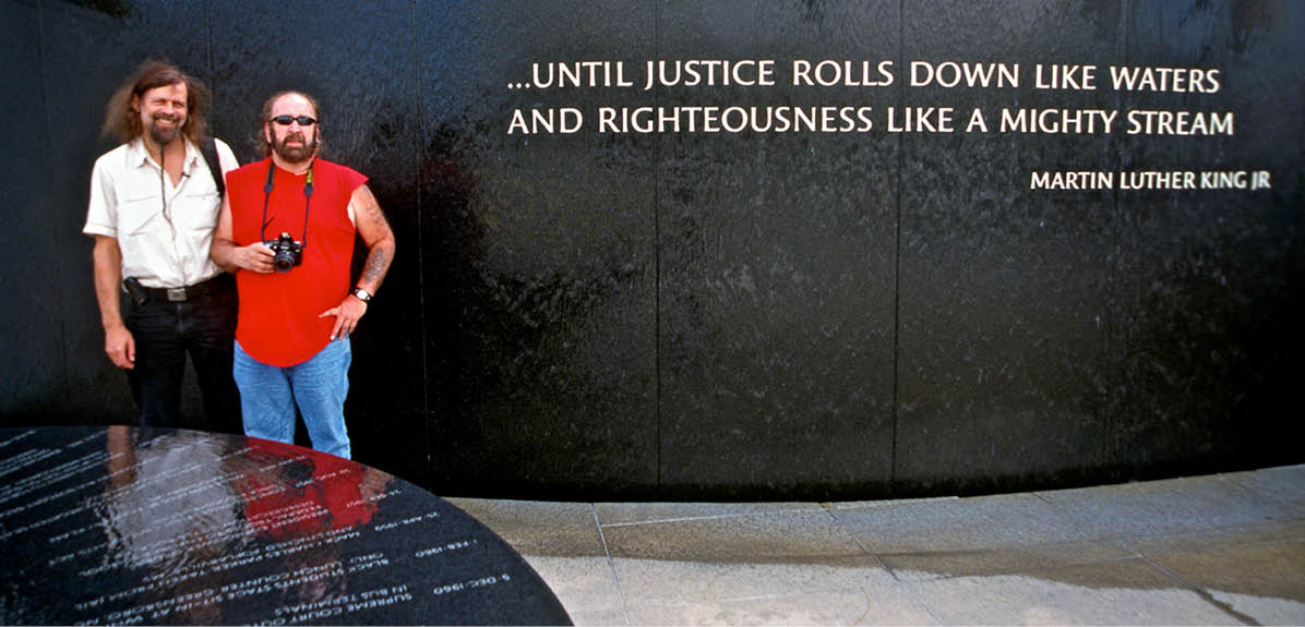 I drove 24 hours with the klan leader to show him the Civil Rights monument in Montgomery with the 41 names of people killed by Klan violence