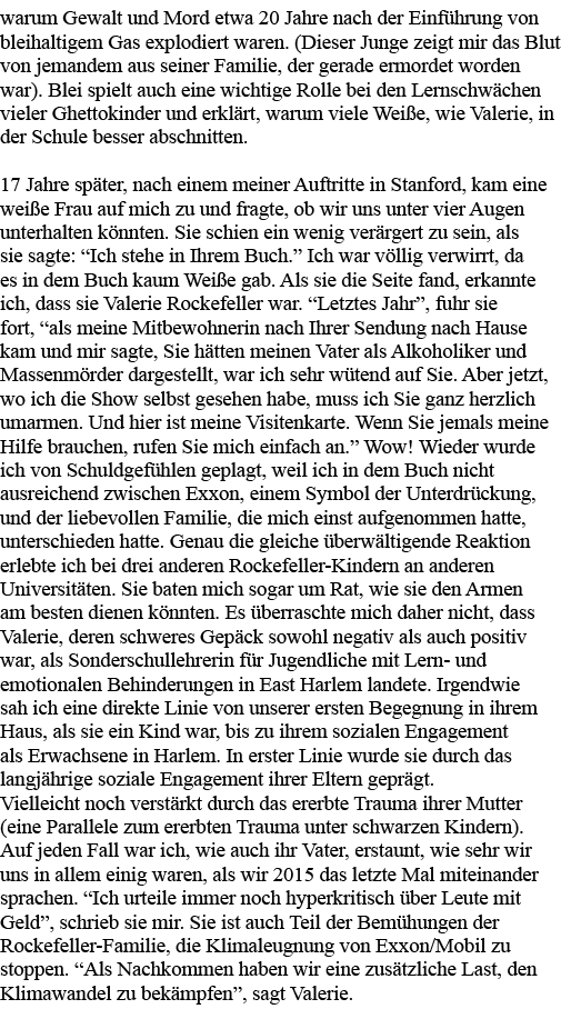 warum Gewalt und Mord etwa 20 Jahre nach der Einführung von bleihaltigem Gas explodiert waren  (Dieser Junge zeigt mi   