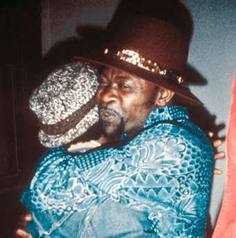 1975 - Popeye at our  back in the world  release party 