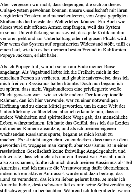 Aber vergessen wir nicht, dass diejenigen, die sich an dieses Gulag-System gewöhnen können, unsere Gesellschaft mit i   