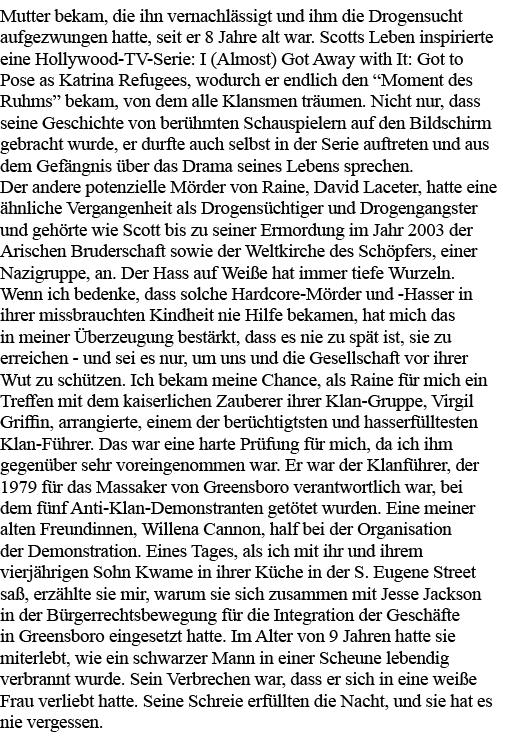 Mutter bekam, die ihn vernachlässigt und ihm die Drogensucht aufgezwungen hatte, seit er 8 Jahre alt war  Scotts Lebe   
