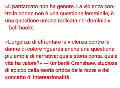  Il patriarcato non ha genere  La violenza contro le donne non è una questione femminile; è una questione umana radic   