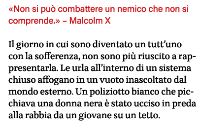  Non si può combattere un nemico che non si comprende     Malcolm X Il giorno in cui sono diventato un tutt uno con l   