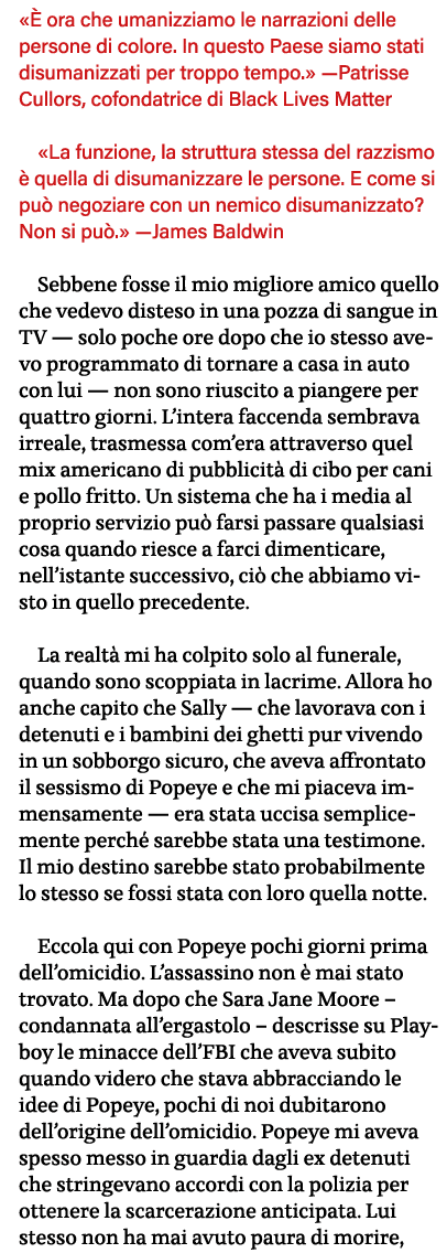  È ora che umanizziamo le narrazioni delle persone di colore  In questo Paese siamo stati disumanizzati per troppo te   