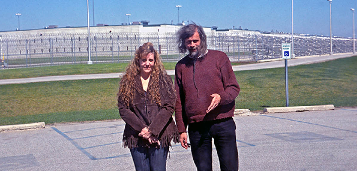 We spent a whole day driving to see Jeff in the prison where the Klan leader wanted to impress his many new black friends with Rikke 