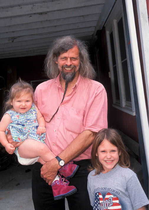 9-year-old Angel with her new sister Sally in 2003