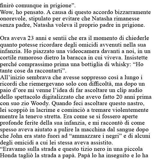 finirò comunque in prigione   Wow, ho pensato  A causa di questo accordo bizzarramente onorevole, stipulato per evita   