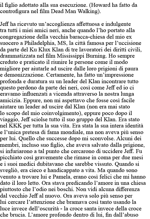 il figlio adottato alla sua esecuzione  (Howard ha fatto da controfigura nel film Dead Man Walking)  Jeff ha ricevuto   