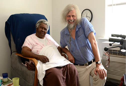 Last visit to Virginia in hospital in 2012 