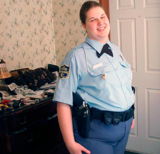  but she is proud to get her job back working for the blacks in prison  