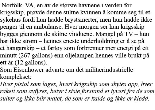  Norfolk, VA, en av de største havnene i verden for krigsskip, prøvde denne sultne kvinnen å komme seg til et sykehus   