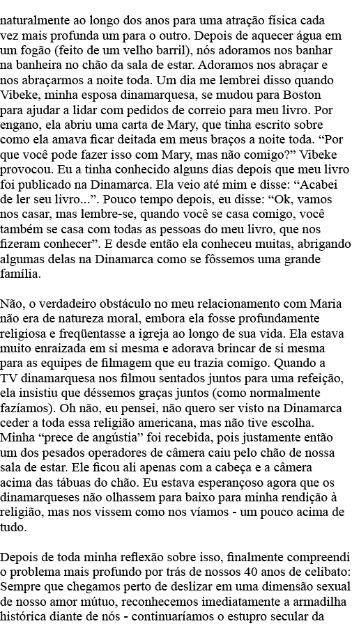 naturalmente ao longo dos anos para uma atração física cada vez mais profunda um para o outro  Depois de aquecer água   