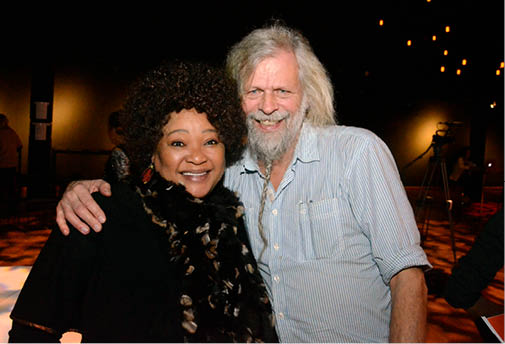 Patron of the Ubuntu House, Zindzi Mandela, daughter of Winnie and Nelson Mandela