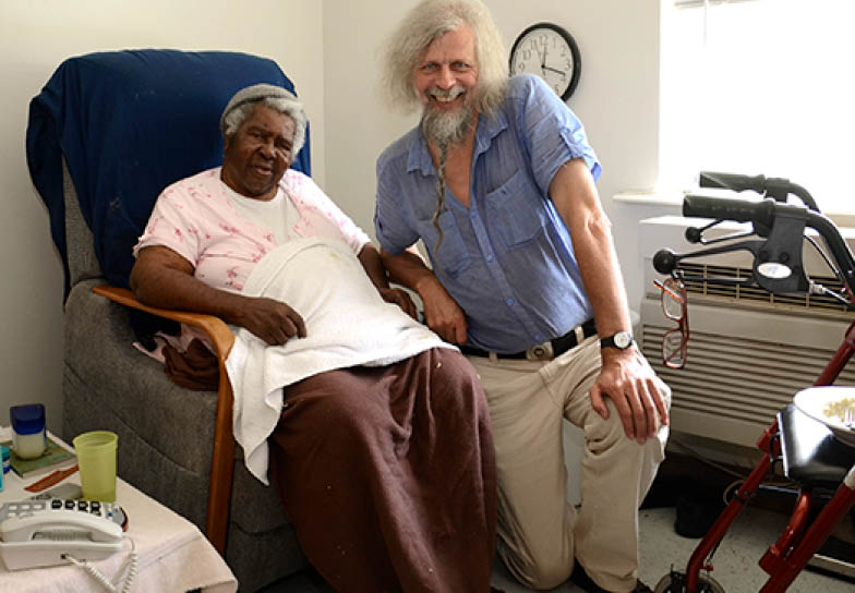 Last visit to Virginia in hospital in 2012 