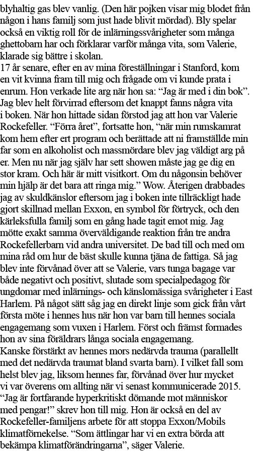 blyhaltig gas blev vanlig  (Den här pojken visar mig blodet från någon i hans familj som just hade blivit mördad)  Bl   