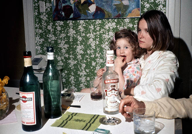 Sharon Rockefeller with Valerie in 1974 