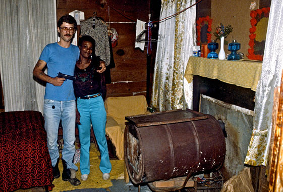 The violent veteran always threatened with his guns  1978