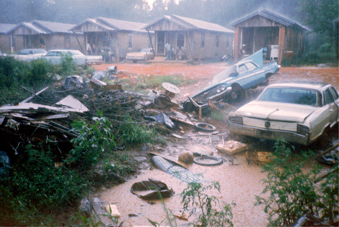 1975 - eastern Meridian, MS - today a shopping mall
