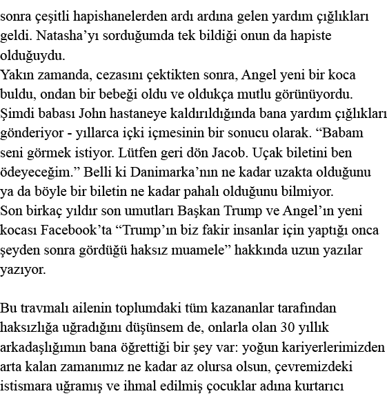 sonra çeşitli hapishanelerden ardı ardına gelen yardım çığlıkları geldi  Natasha yı sorduğumda tek bildiği onun da ha   