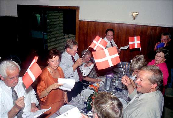 Flagning ved hovedbordet