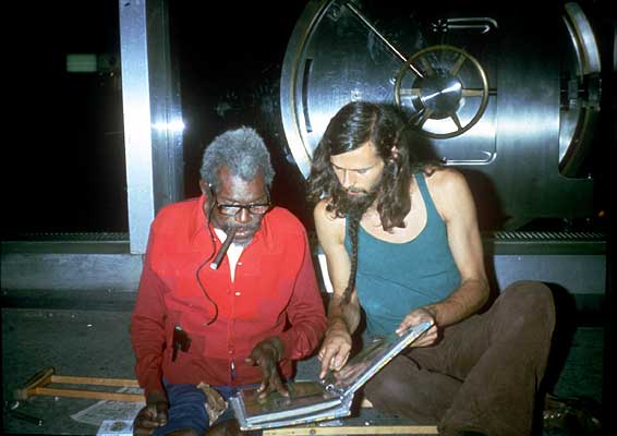 Homeless outside bank in New York