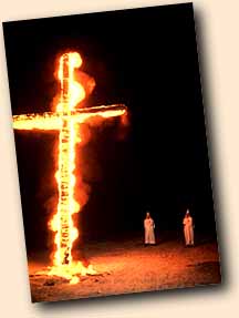 KKK cross burning in Alabama
