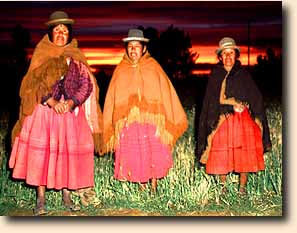 Aymara women on the Altiplano