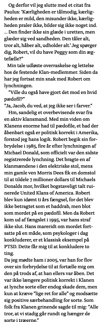 Og derfor vil jeg slutte med et citat fra Paulus:  Kærligheden er tålmodig, kærligheden er mild, den misunder ikke, k   