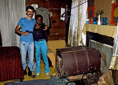 The violent veteran always threatened with his guns  1978